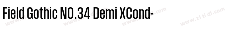 Field Gothic NO.34 Demi XCond字体转换 Field Gothic NO.34 Demi XCond字体转换